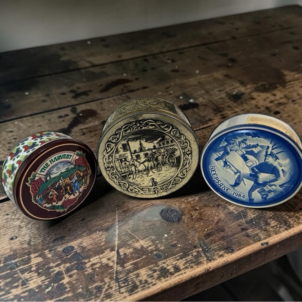 Vintage Metal Tins